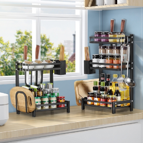 Stainless steel spice rack