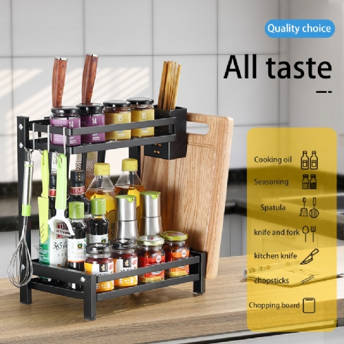 Stainless steel spice rack