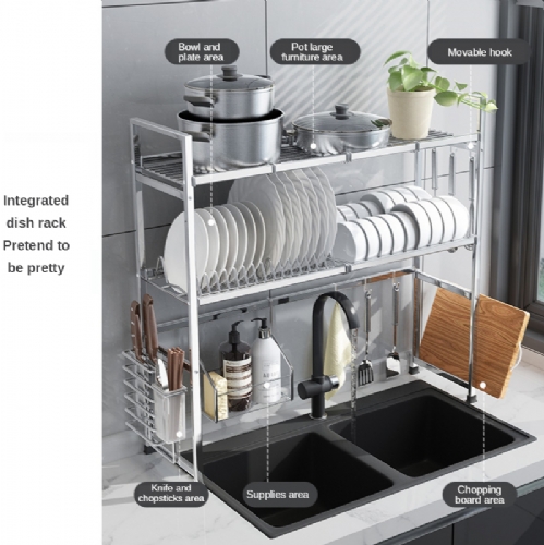 Square tube gantry drain rack