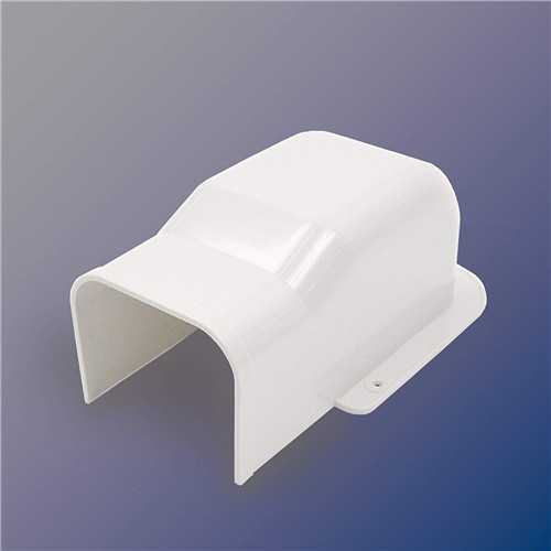 Jeacent 4" W 7.5'Ft Mini Split PVC AC Line Set Cover Kit for Central Air Conditioner Heat Pump