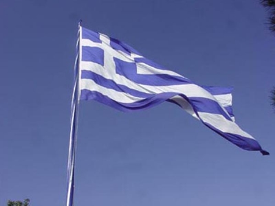 3-46m flag pole in Greece